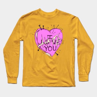 Plush Voodoo Heart Long Sleeve T-Shirt